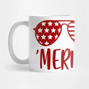 Merica 4th July Fan Art Mug